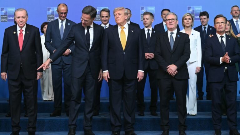 Trump’s European allies Iran NATO summit where he lobbed criticisms