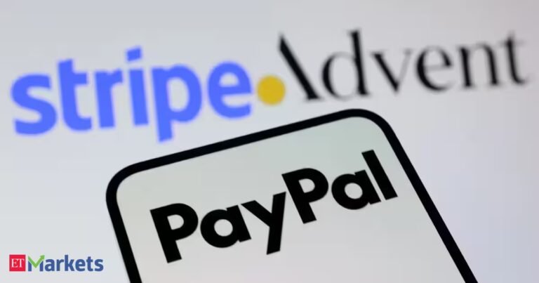 PayPal shares jump over 15% after Stripe, Advent make $53 billion buyout offer