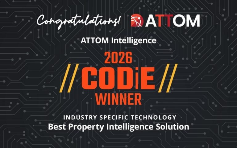 ATTOM Wins 2026 CODiE Award for Property Intelligence