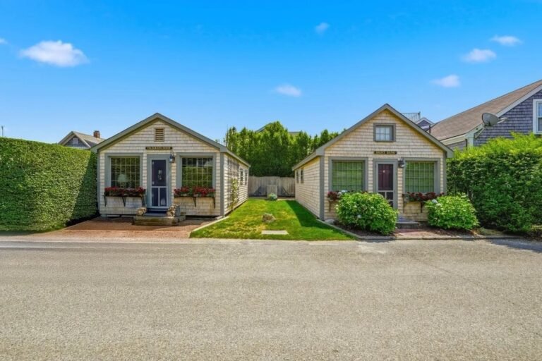 Twin 100-Year-Old Nantucket Cottages Hit the Market for $2.5 Million