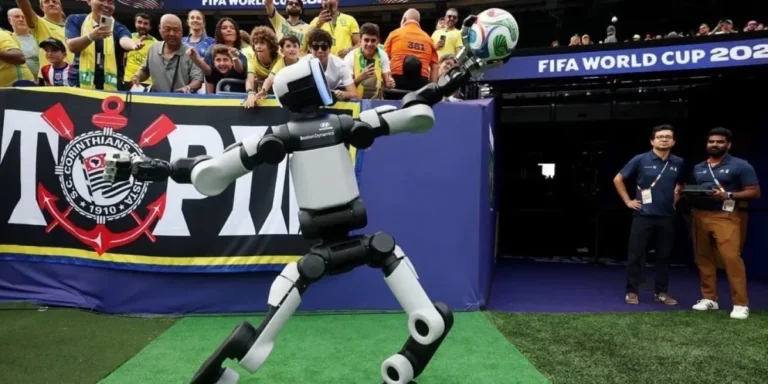 Meet the Humanoid Robot That Delivered the World Cup Match Ball