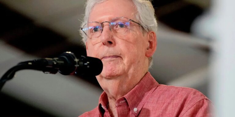 Mitch McConnell ends speculation about his health, revealing a fall led to his hospitalization