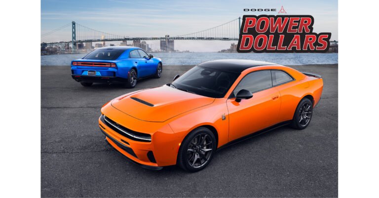 Dodge Power Dollars Is Back! Dodge Offers $10 Retail Cash Allowance per Horsepower for 2026 Dodge Charger R/T and Scat Pack Models With Gasoline-powered SIXPACK Engines