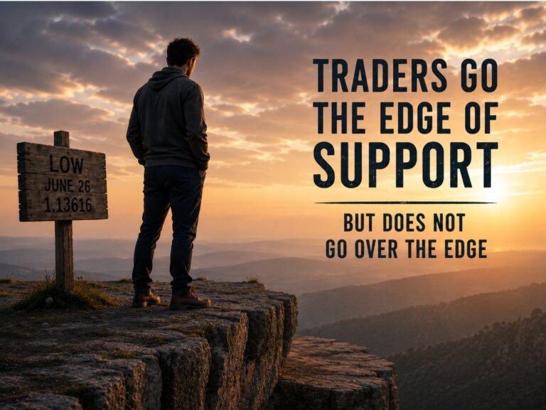 EURUSD traders took the price to the edge, looked over and turned back