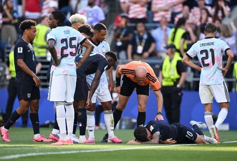 Soccer-Pulisic suffered fracture, bone bruise in US defeat by Belgium