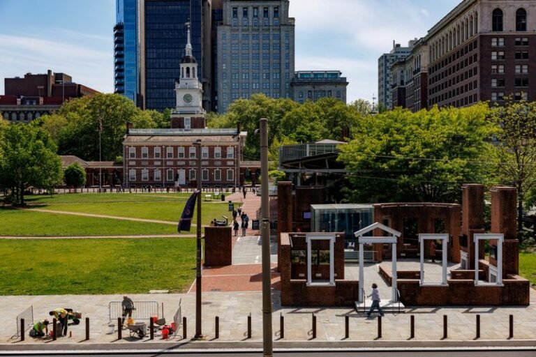 Trump administration puts up new panels on slavery at George Washington’s Philadelphia home