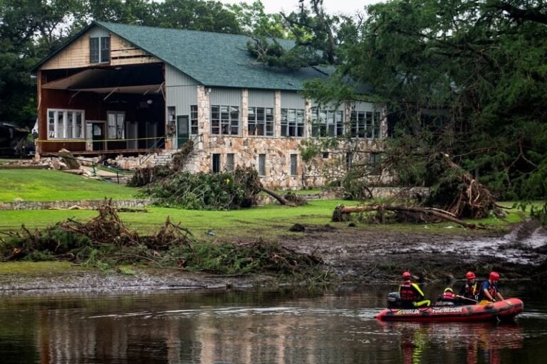 Flash flood emergency strikes Texas year after Camp Mystic disaster