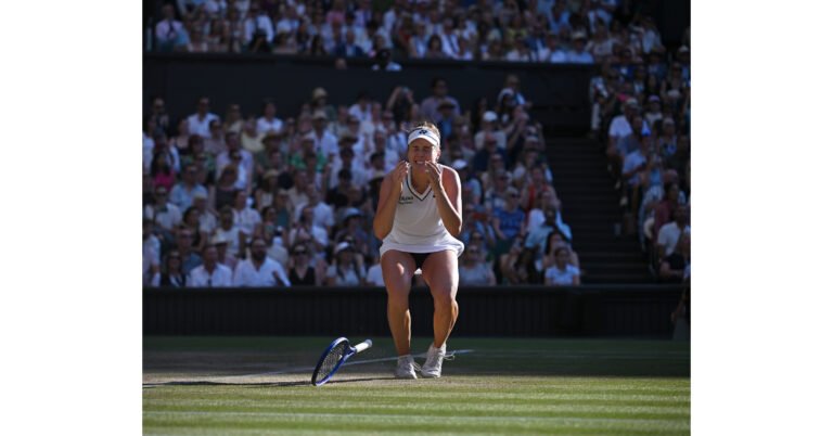 FROM YOUNGSTAR TO GRAND SLAM CHAMPION: LINDA NOSKOVÁ CONQUERS WIMBLEDON