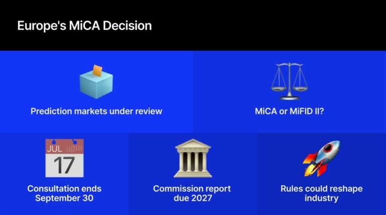 Europe’s Biggest Crypto Decision Isn’t About Stablecoins but About Prediction Markets