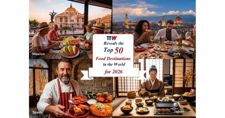 TTW Announces the Top 50 Food Destinations Around the World for 2026