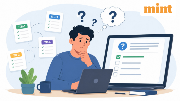 Confused about which ITR form to file? Here’s how the Income Tax e-filing portal helps you choose the right one