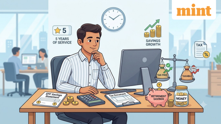 EPF withdrawal tax rules explained: When your corpus is tax-free, when it is taxable and how TDS works