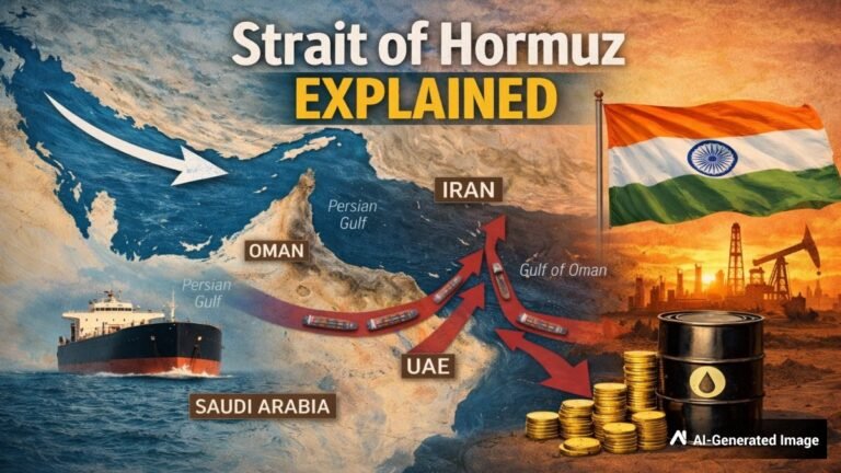 Strait of Hormuz Explained: Impact on India’s Trade Deficit, Rupee & Stock Market