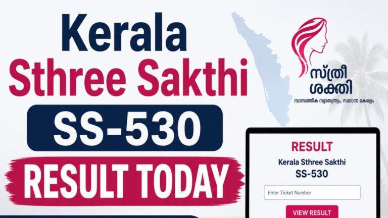 Kerala Lottery Result Today, 28-07-2026 LIVE: Sthree Sakthi SS-530 Lucky Draw Winners List For Rs 1 Crore; Check Winners List, Winning Numbers