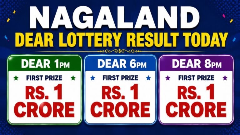 Nagaland Dear Lottery Result Today 15.7.2026 1 PM 6 PM 8 PM | Lottery Sambad LIVE; Check Winners List