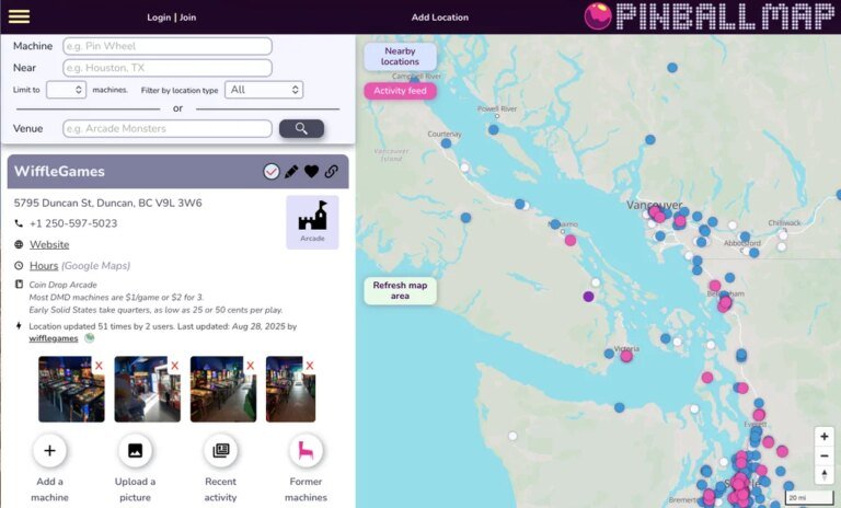 It’s Google Maps—but for pinball