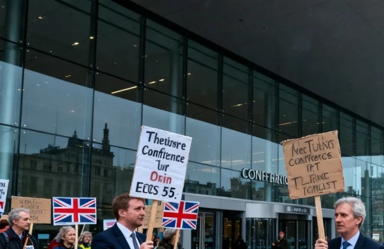 Protest disrupts National Landlord Investment Show