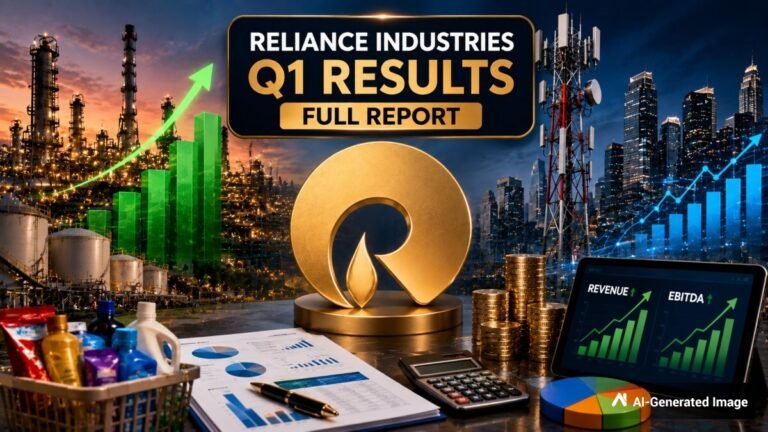 Reliance Industries Q1 Results: O2C, Jio Drive Revenue and EBITDA Growths; But Why RIL’s Net Profit Dropoed 22% YoY?