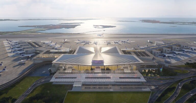 JFK New Terminal One flying into turbulence