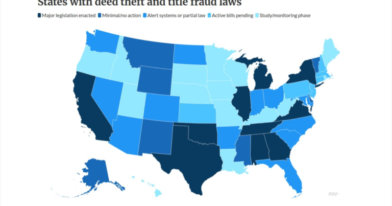 More deed theft laws pass, but most states are still lagging