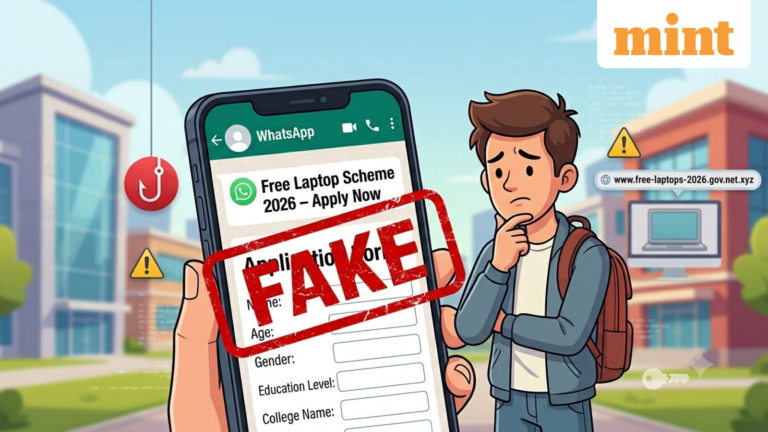 National Student Laptop Scheme 2026 is fake: PIB Fact Check reiterates warning against viral WhatsApp message